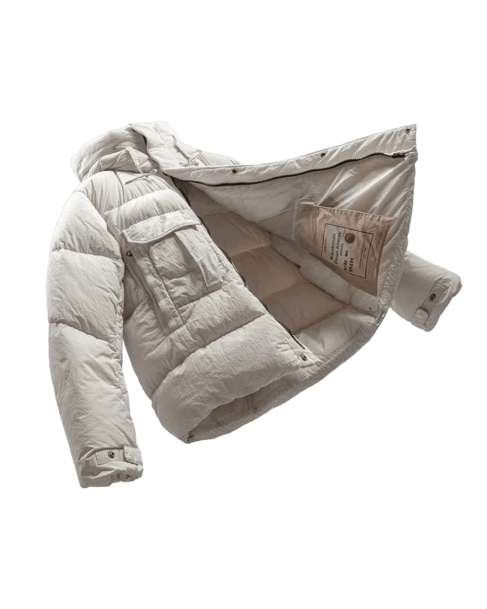 Jaqueta Ártico 01 off-white flutuando